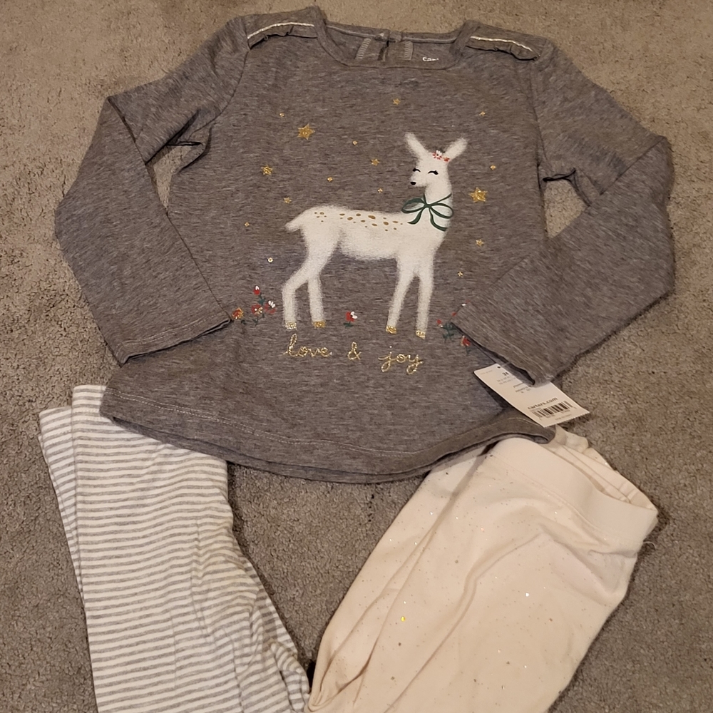 Cute 3T Christmas outfit bundle